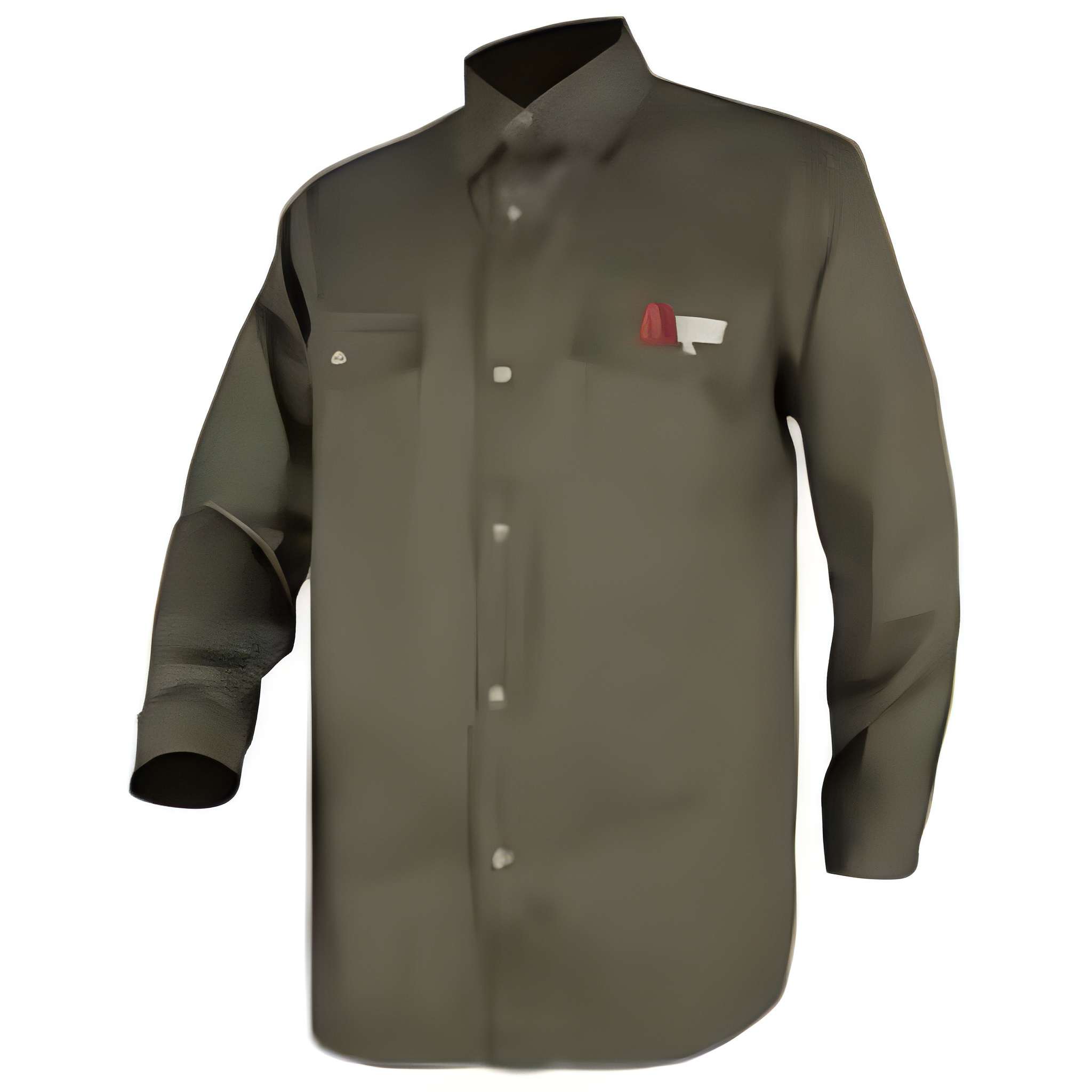 men olive green workwear uniform shirt men olive green workwear uniform shirt