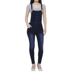 women denim dungaree uniform