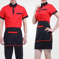 restaurant staff uniform set