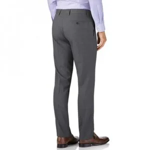 men grey corporate uniform trousers