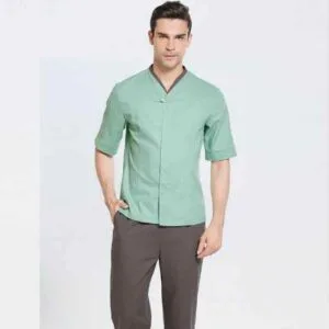 spa and salon staff uniform shirt