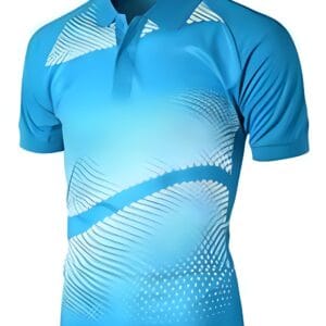 polyester sports polo uniform t shirt