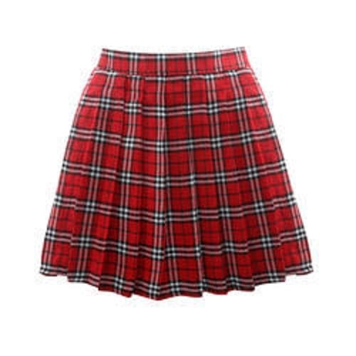 comfortable-cotton-classic-premium-grade-beads-red-check-school-skirt-for-girls-100 Skirt School Uniform