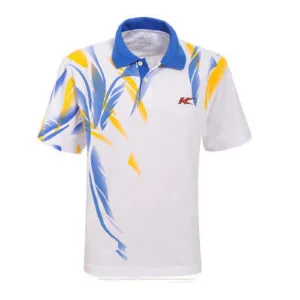 printed sports polo uniform t shirt