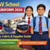 DAV school new uniform 2026 design, fabric and supplier guide