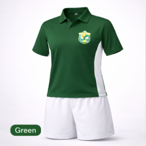dps house uniform green polo set