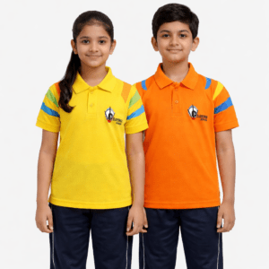 GD Goenka sports uniform polo shirt and trackpants set