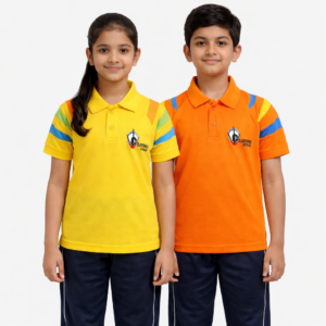 GD Goenka sports uniform polo shirt and trackpants set