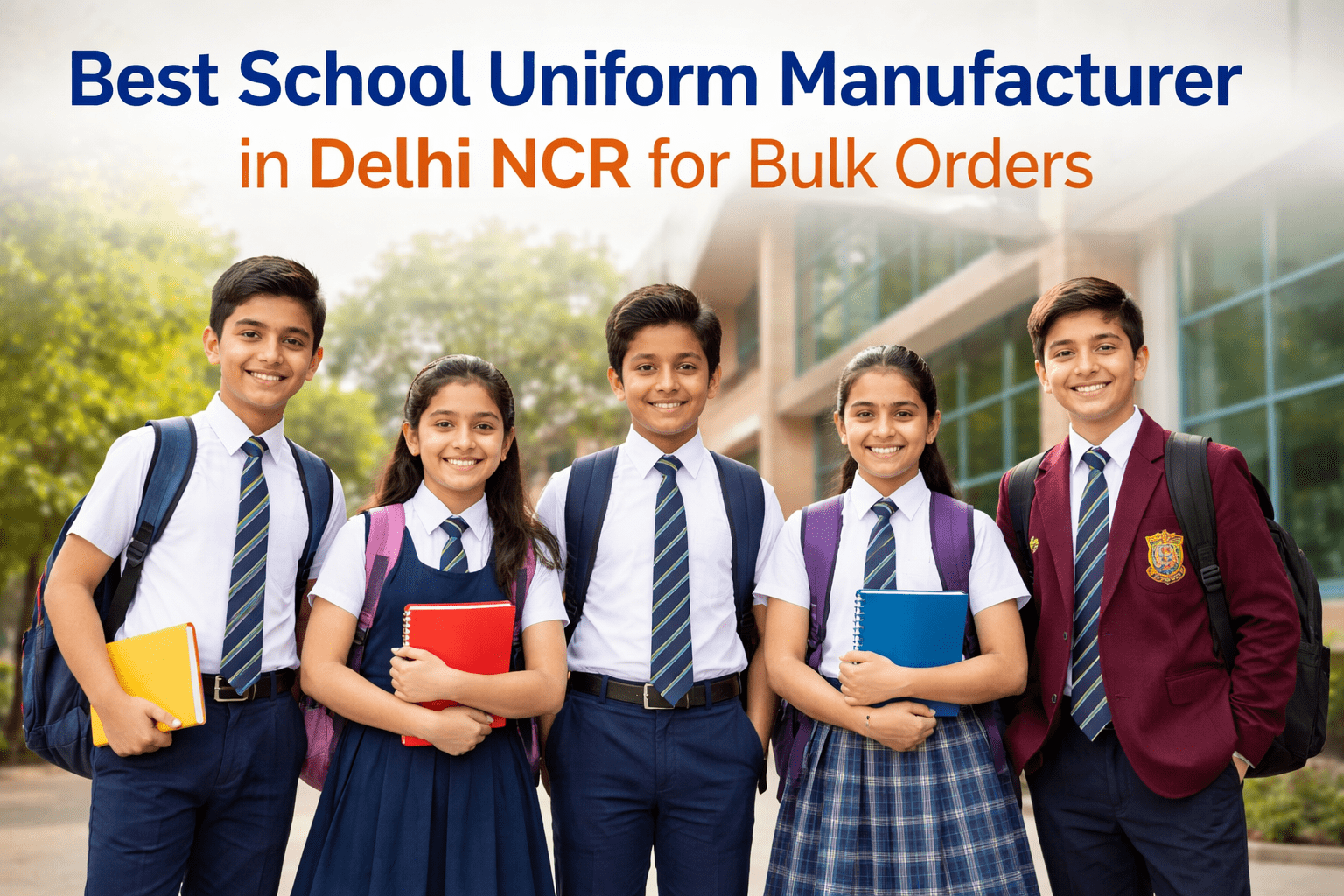 School uniform manufacturer in Delhi NCR for bulk orders